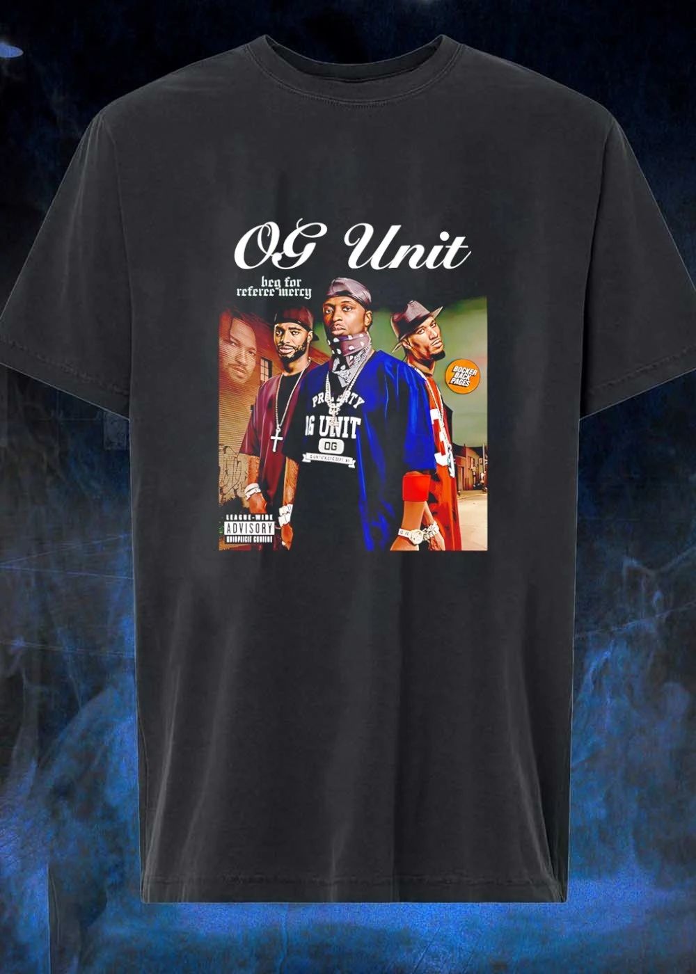 Knixplicit Content Beg for Referee Mercy OG Unit Basketball T-Shirt