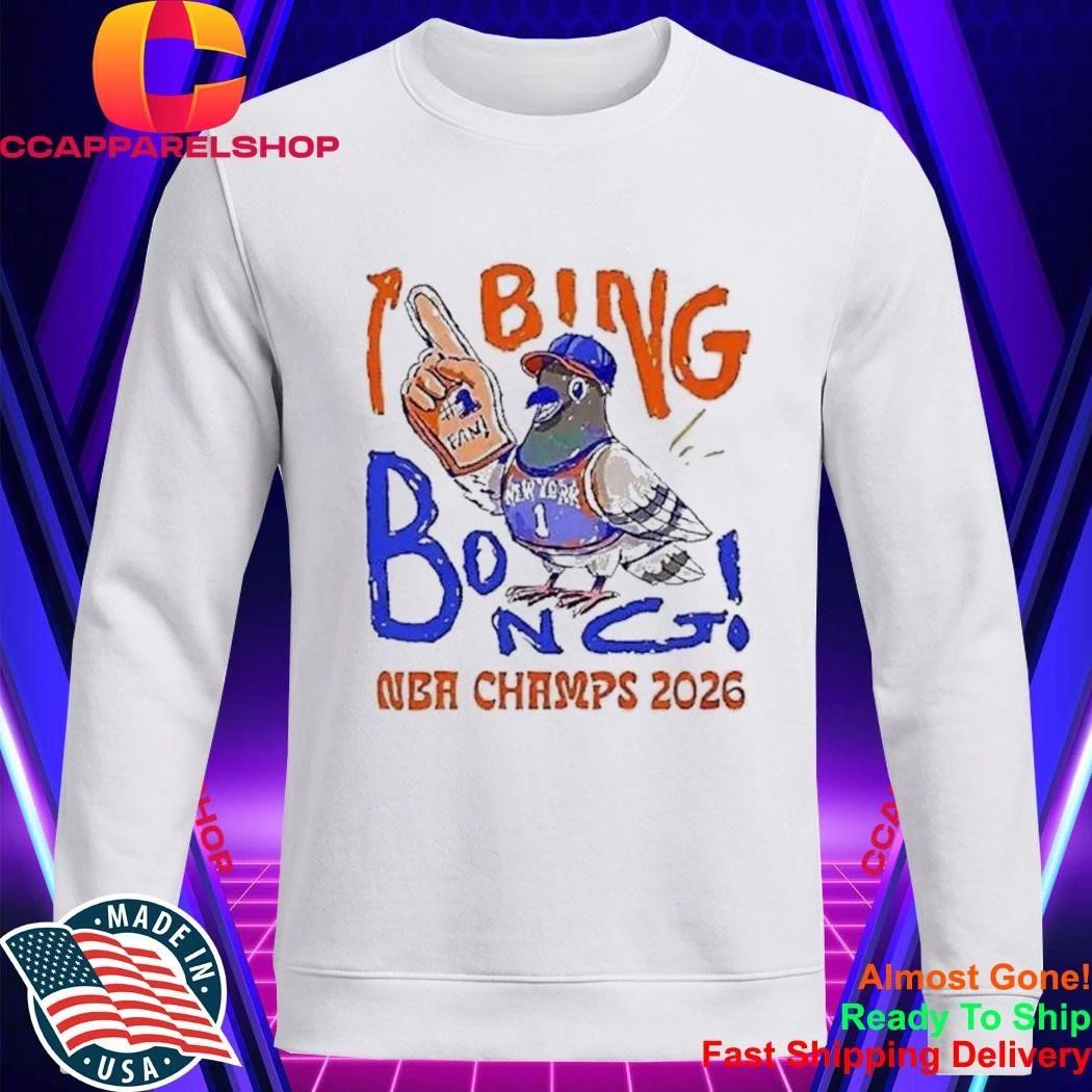 New York Pigeon Fan Bing Bong Nba Champs 2026 Shirt