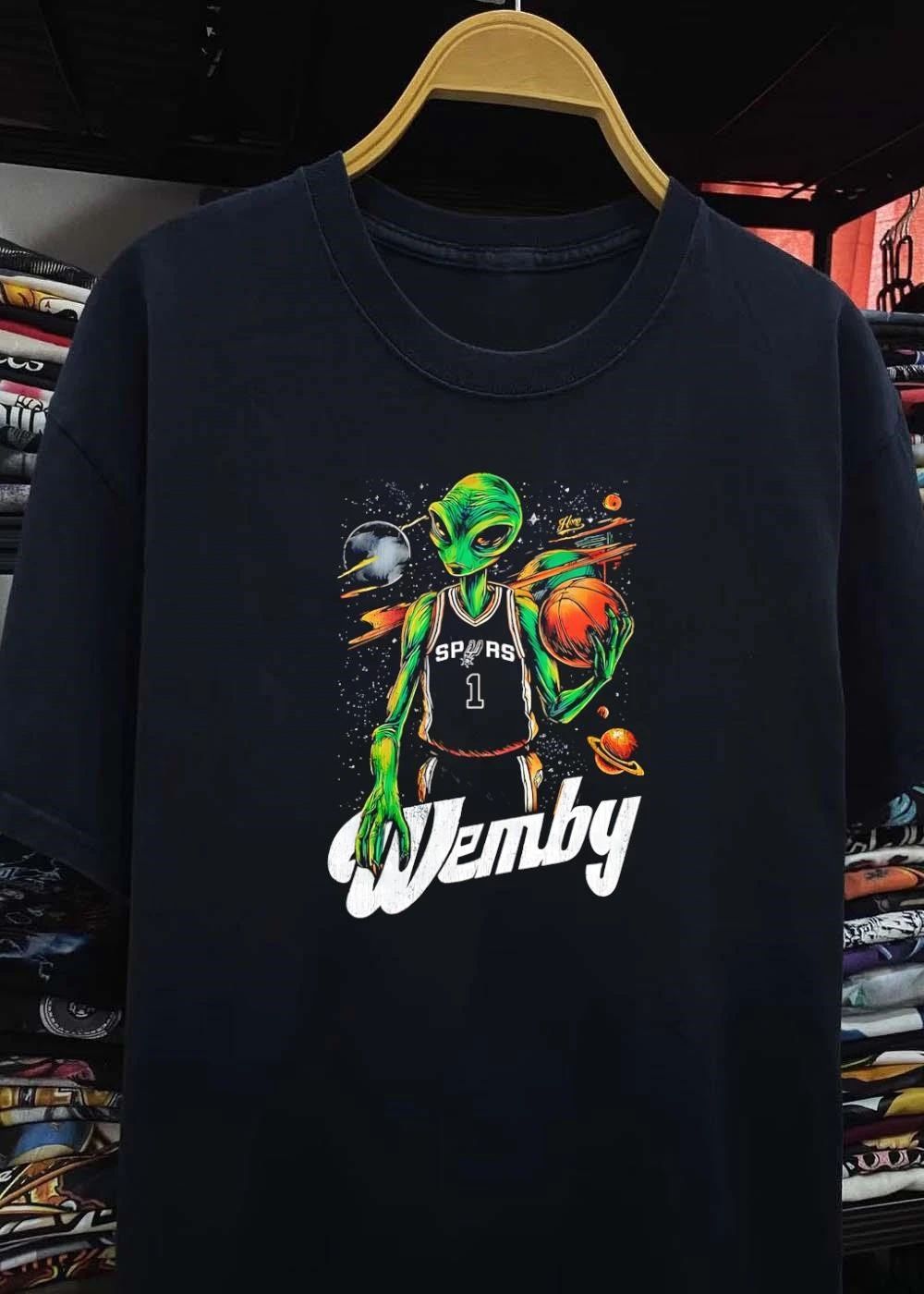 Victor Wembanyama San Antonio Spurs NBA SPURS 1 WEMBY shirt