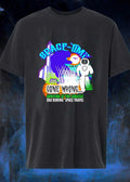 Talgal Iroabtu Astronaut Running from Dinosaur Space Time Gone Wrong T-Shirt