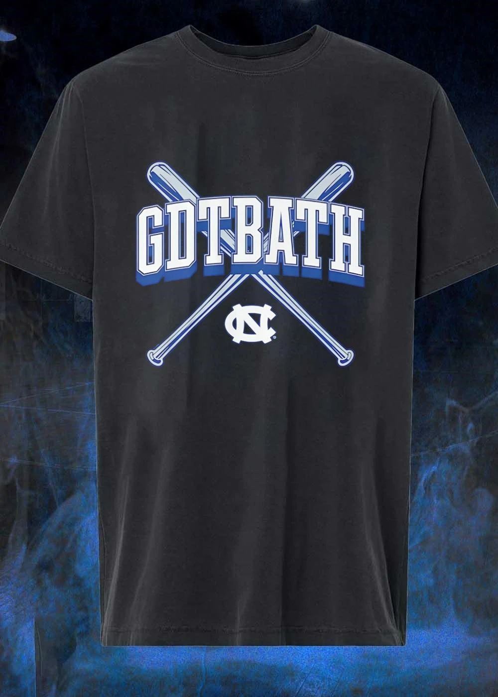 UNC Tar Heels GDTBATH Baseball T-Shirt
