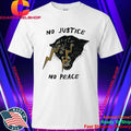 No Justice No Peace Panther Lightning Bolt Shirt