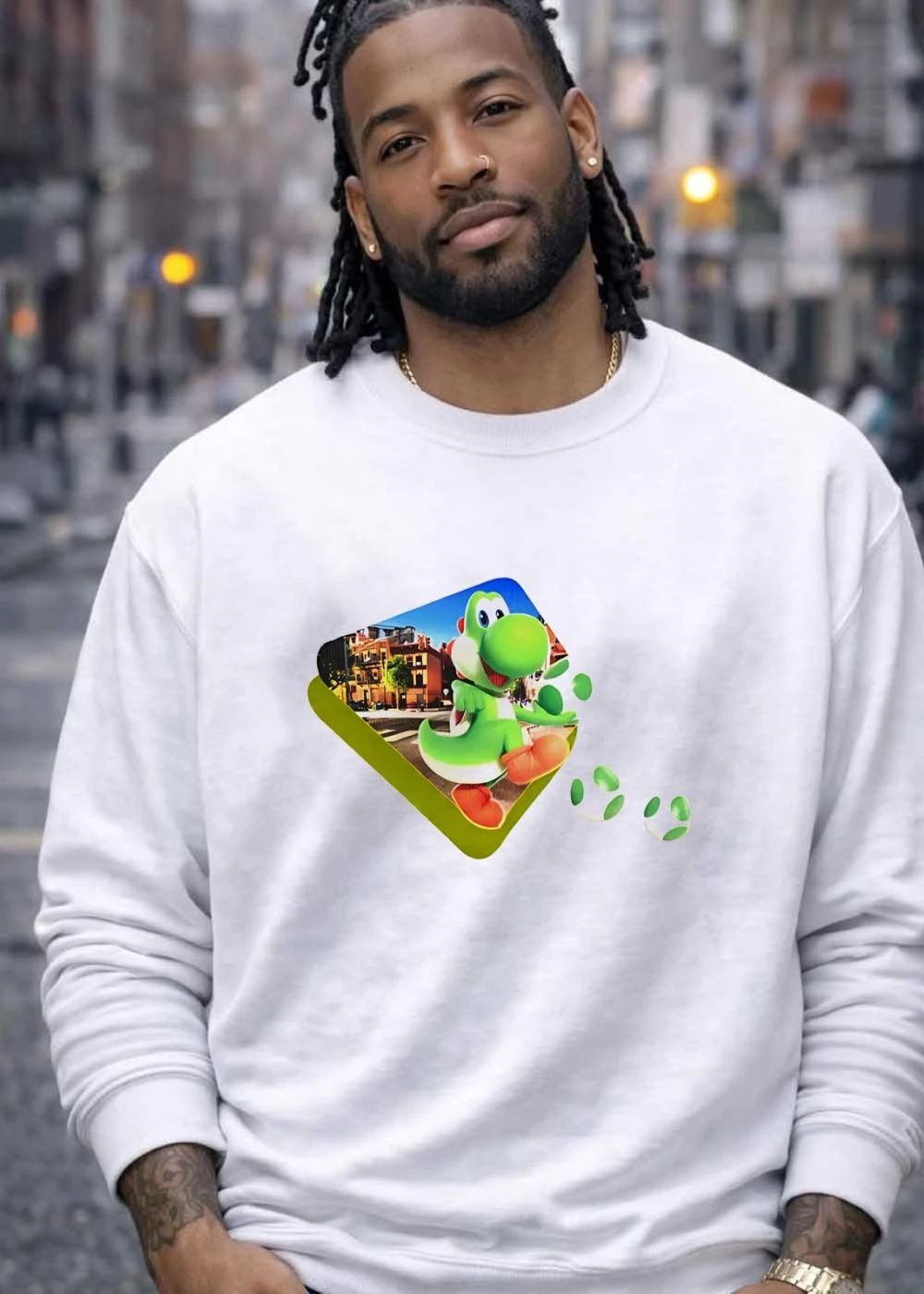 Yoshi Holding Egg Kids Apparel shirt