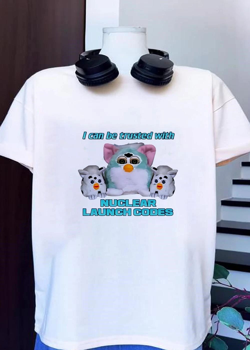 I Can Be Trusted With Nuclear Launch Codes Furby T-Shirt