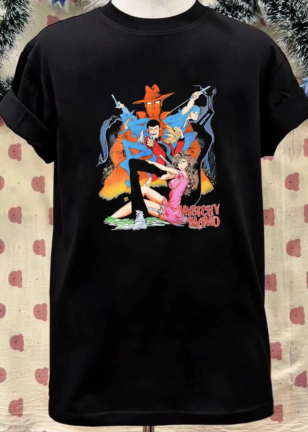 TMS NTV Lupin and Fujiko Mine Pointing Guns the Mystery of Mamo T-Shirt