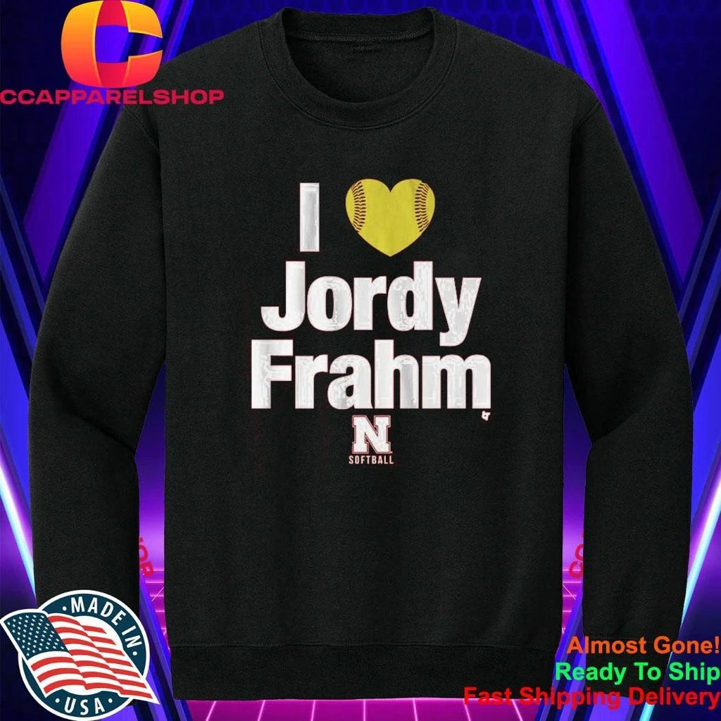Nebraska Softball I Heart Jordy Frahm Shirt