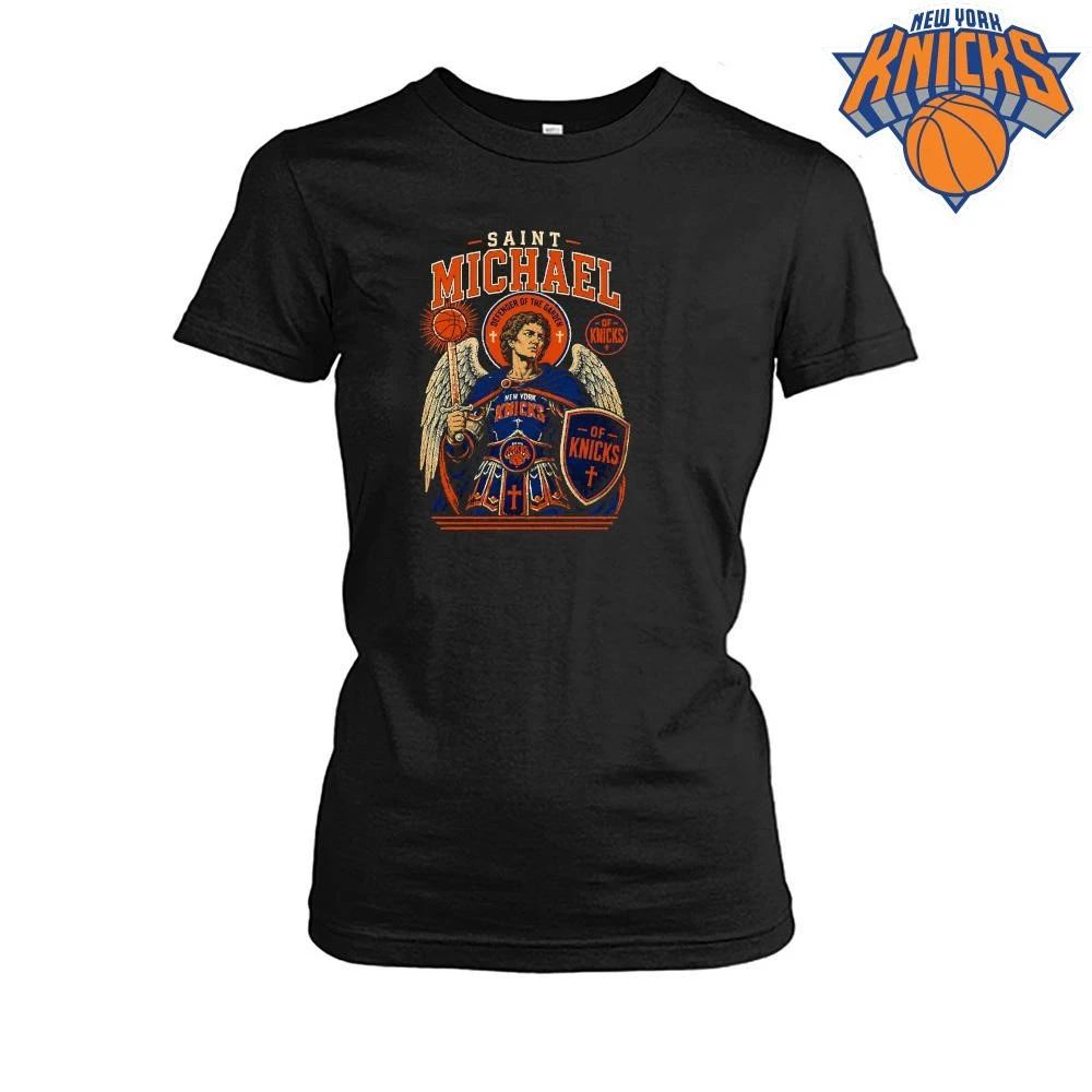 Saint Michael Of Knicks Defender Of The Garden Shield New York Knicks NBA Champions 2026 Shirt