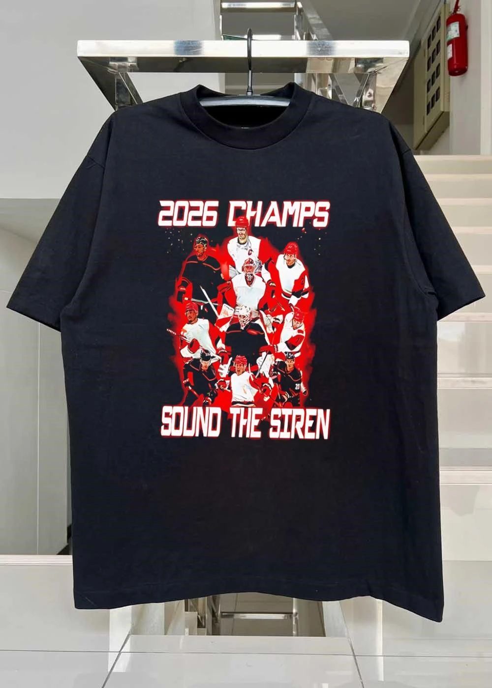 2026 Champs Sound the Siren Carolina Hurricanes Shirt