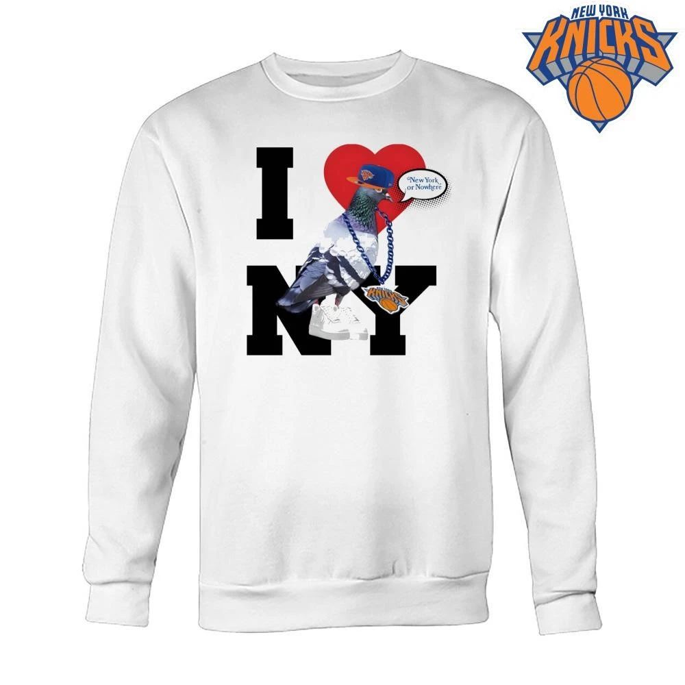 I Love NY Pigeon Streetwear Culture New York Basketball Fan NBA Finals 2026 Shirt