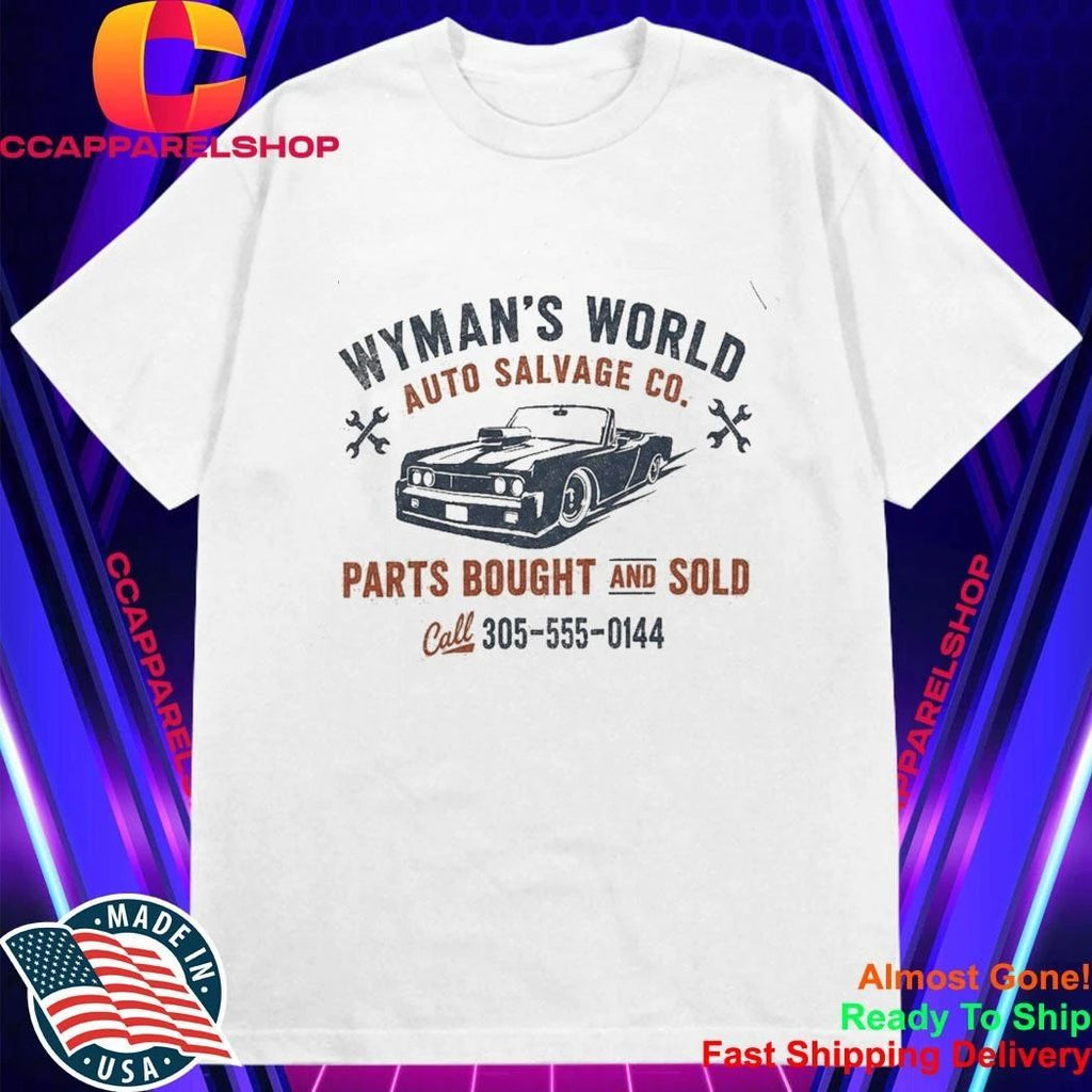 Grand Theft Auto VI GTA 6 Wymans World Auto Salvage Shirt