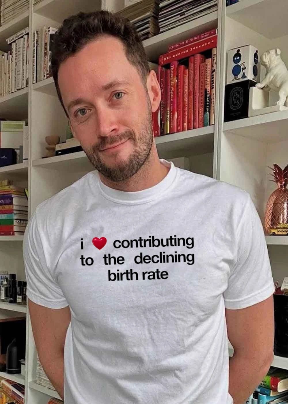 I love contributing to the declining birth rate shirt