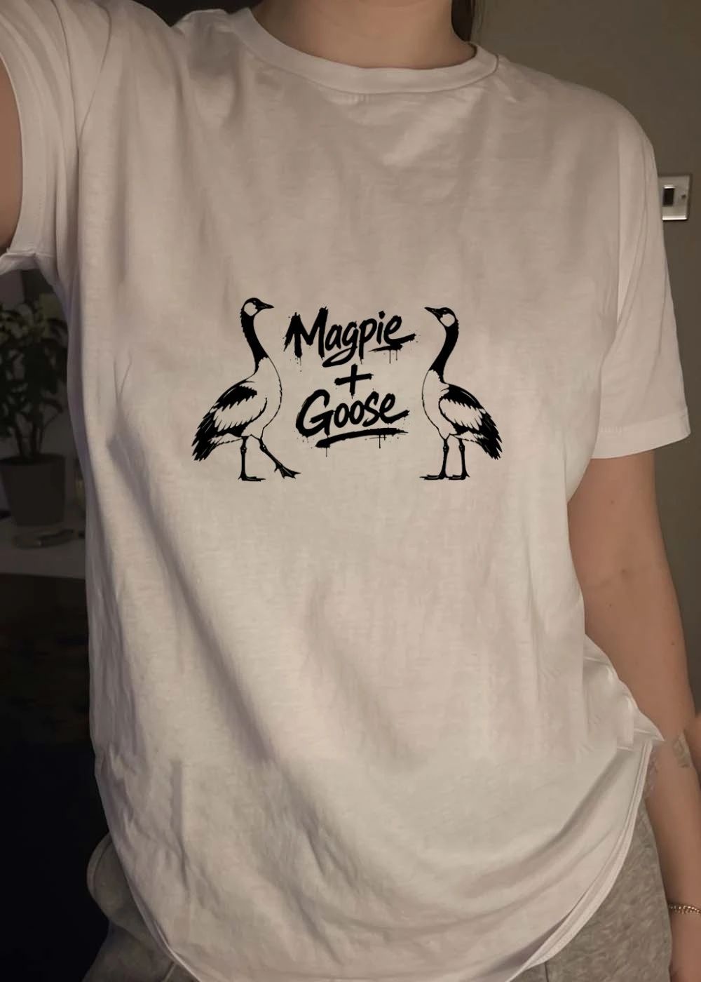 Magpie Plus Goose Birds shirt