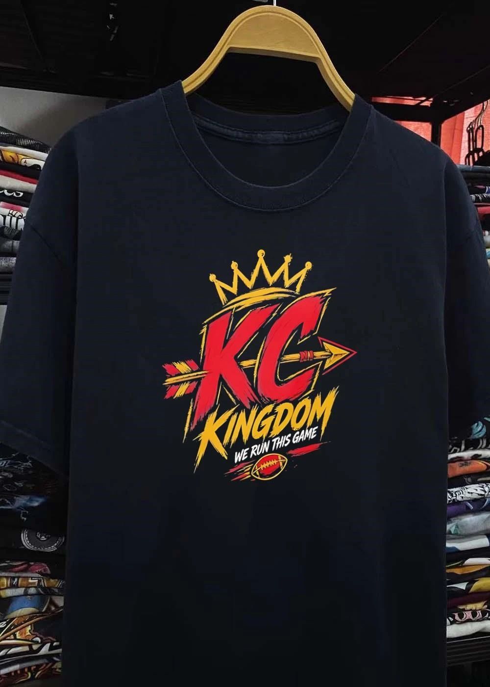 Kc Kingdom We Run This Game Kansas City Chiefs T-Shirt