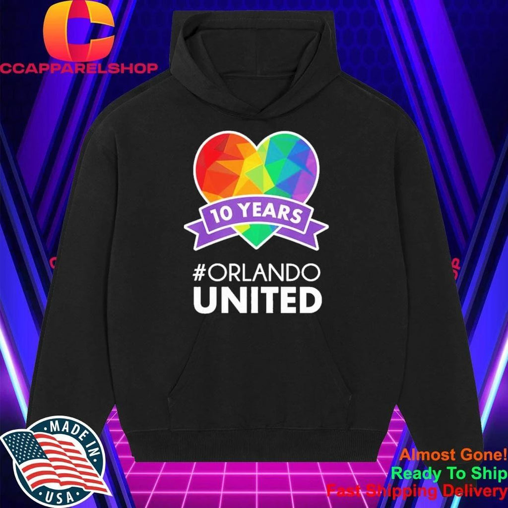 10 Years Orlando United Pride Shirt