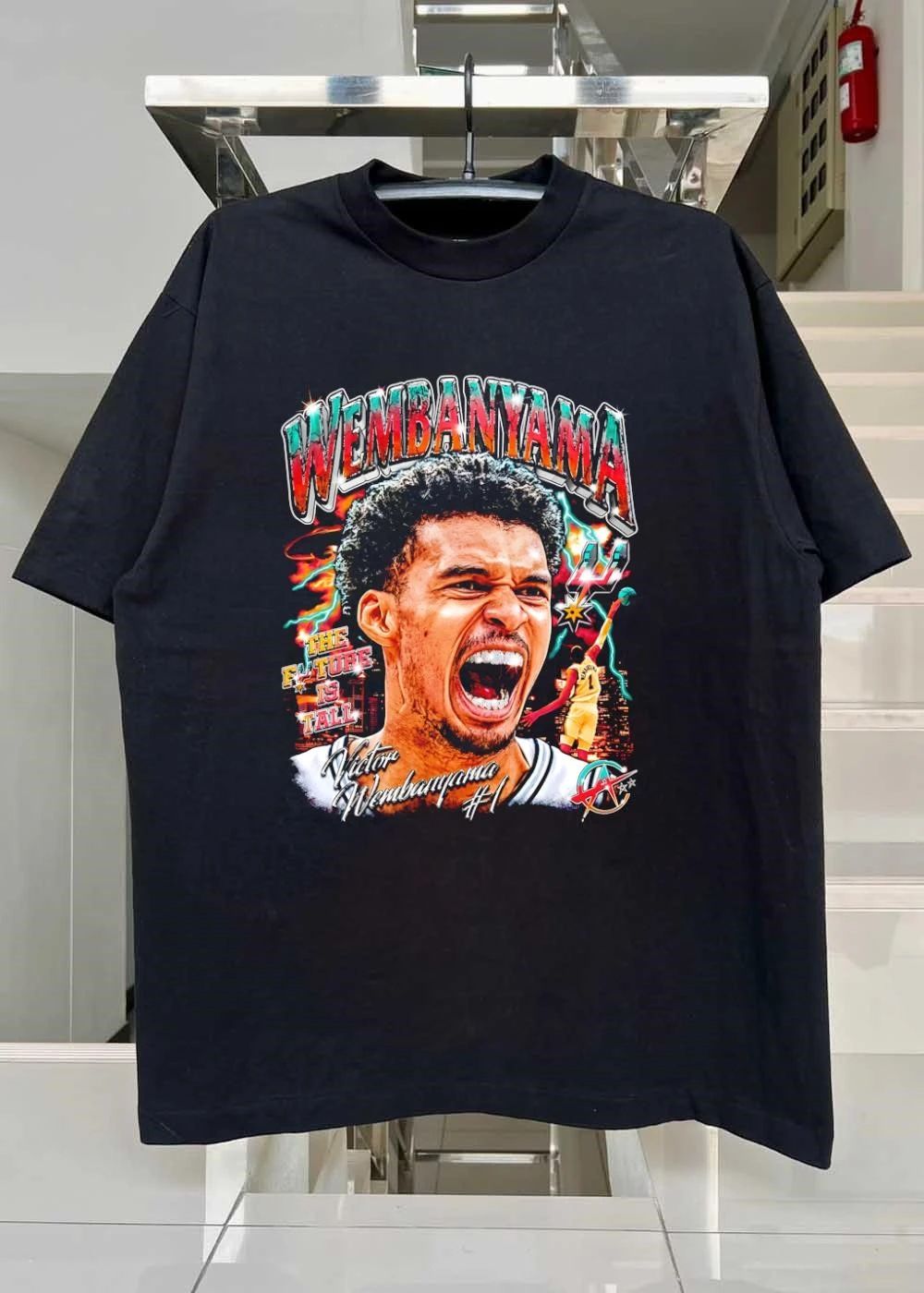 Victor Wembanyama #1 The Future Is Tall San Antonio Spurs T-Shirt