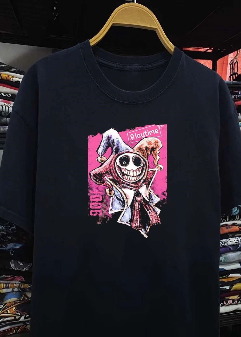 Playtime Co. Jester 1006 Horror Character Illustration Men’s T-Shirt