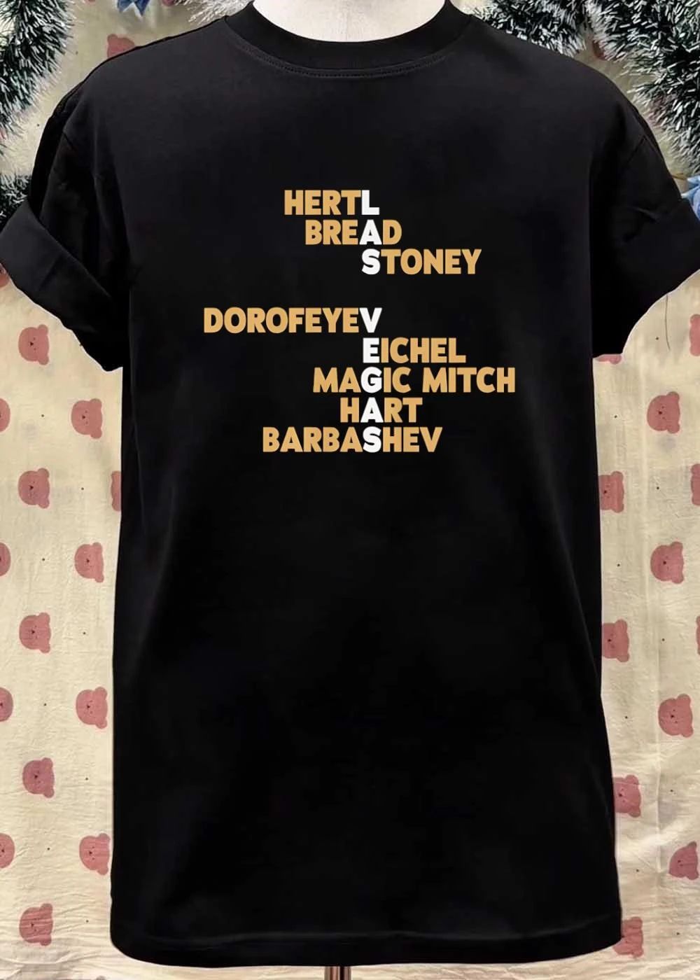 Las Vegas Hockey Names 2026 shirt