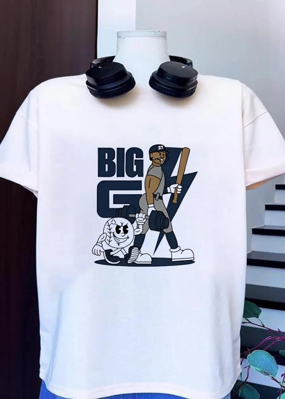 Giancarlo Stanton New York Yankees baseball power hitter appearance MLB BIG G shirt