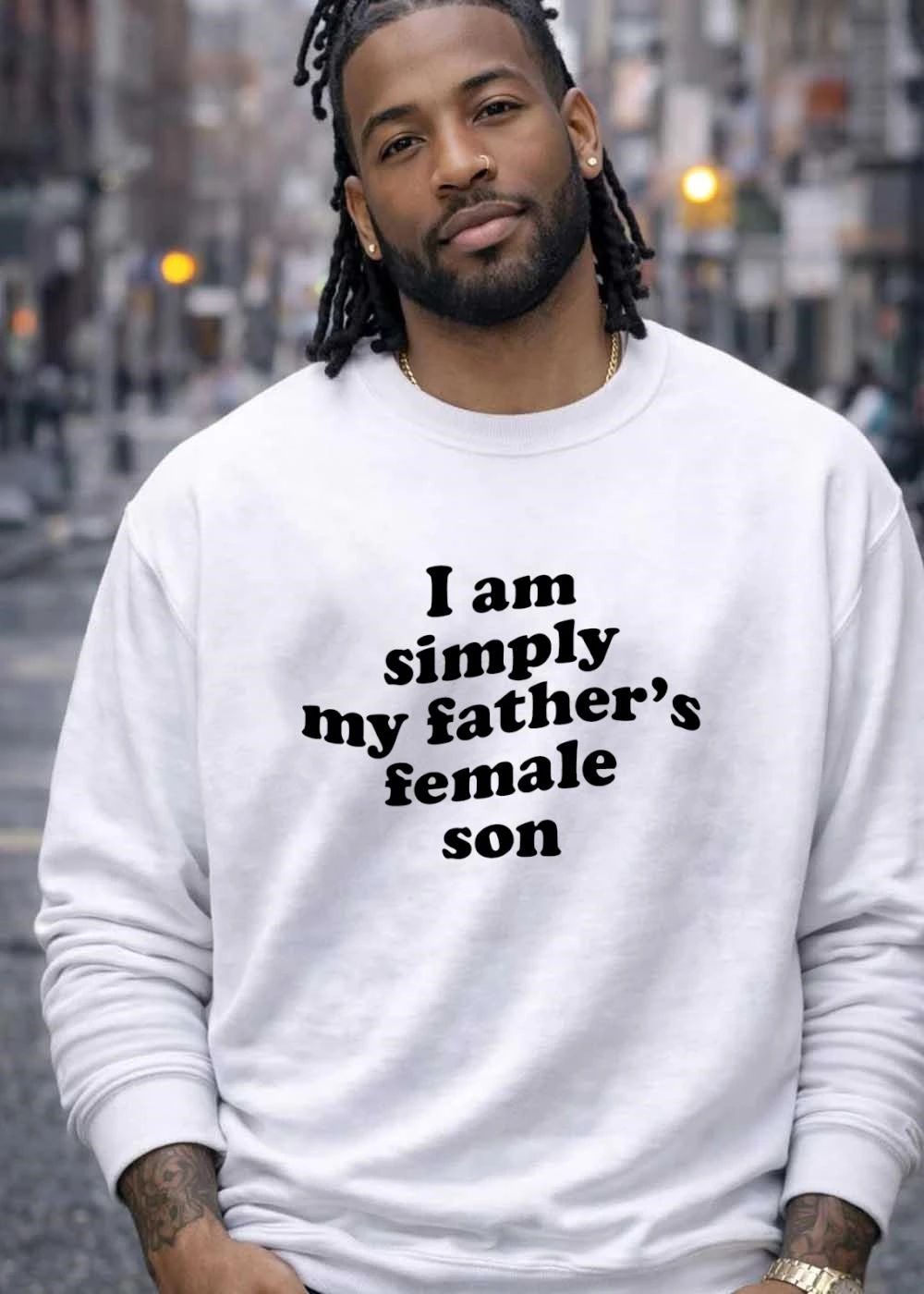 I am simply my fathers female son shirt