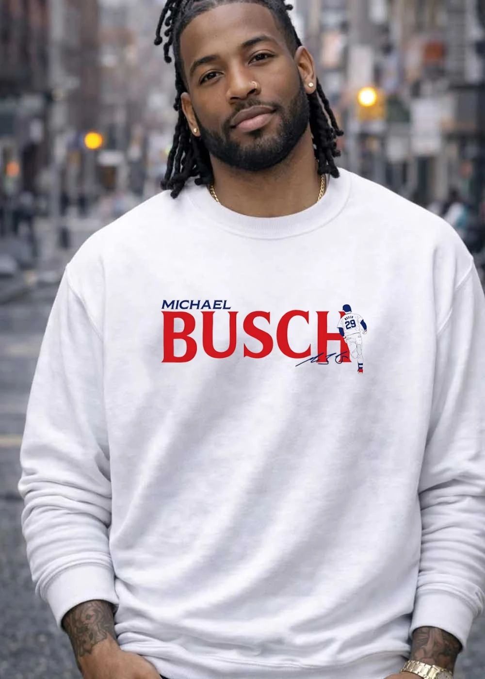 Michael Busch Players Slash Line shirt
