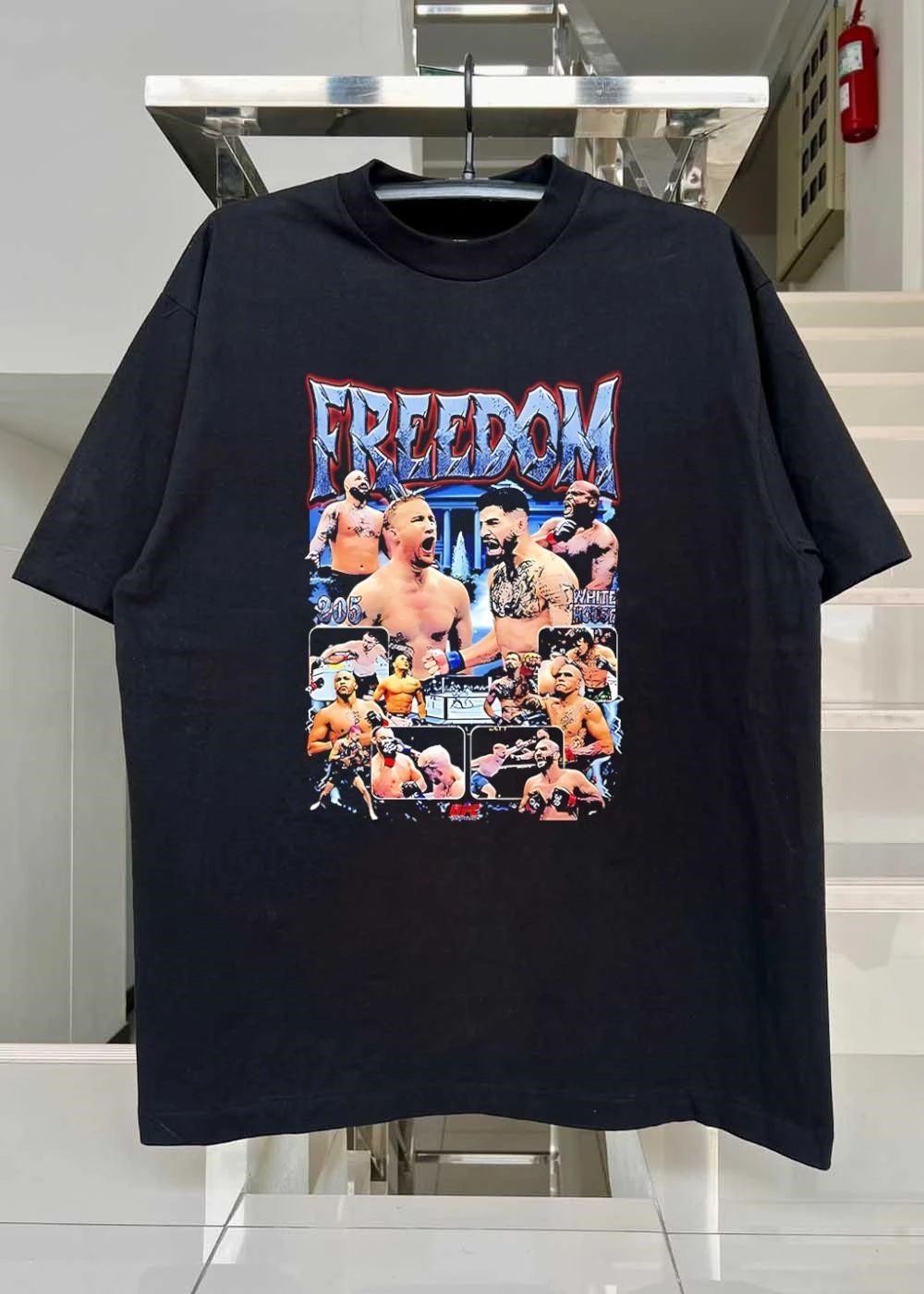 Freedom 205 White House UFC Mixed Martial Arts Fighters shirt