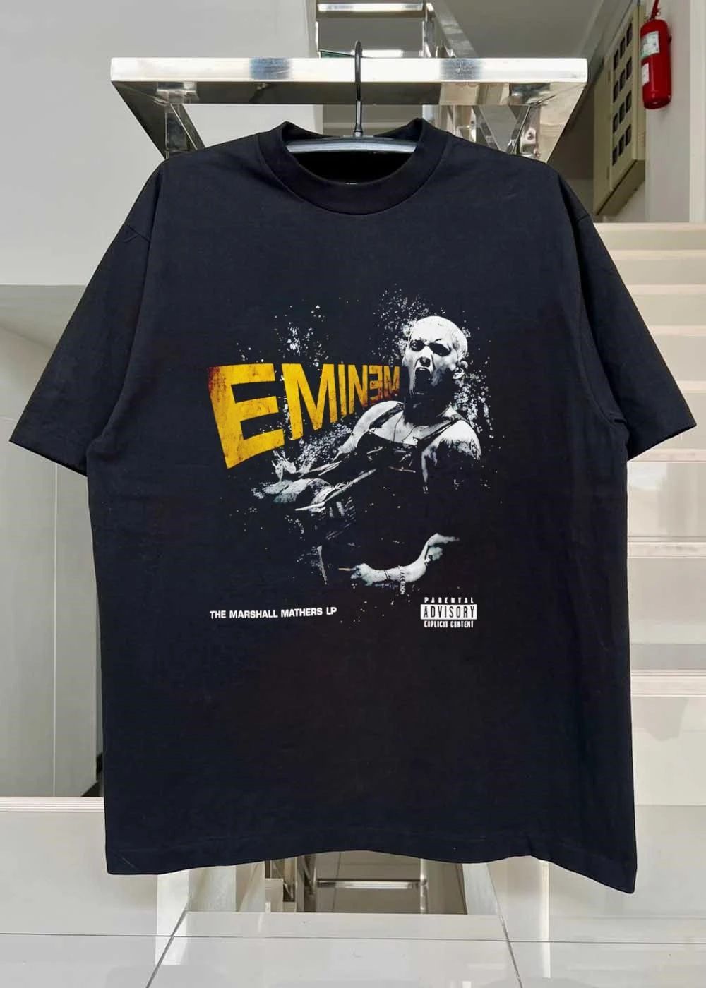 Eminem The Marshall Mathers LP Parental Advisory Explicit Content Shirt
