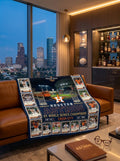 Houston Astros Minute Maid Park 2x World Series Champions Legends Facsimile Signatures Fleece Throw Blanket