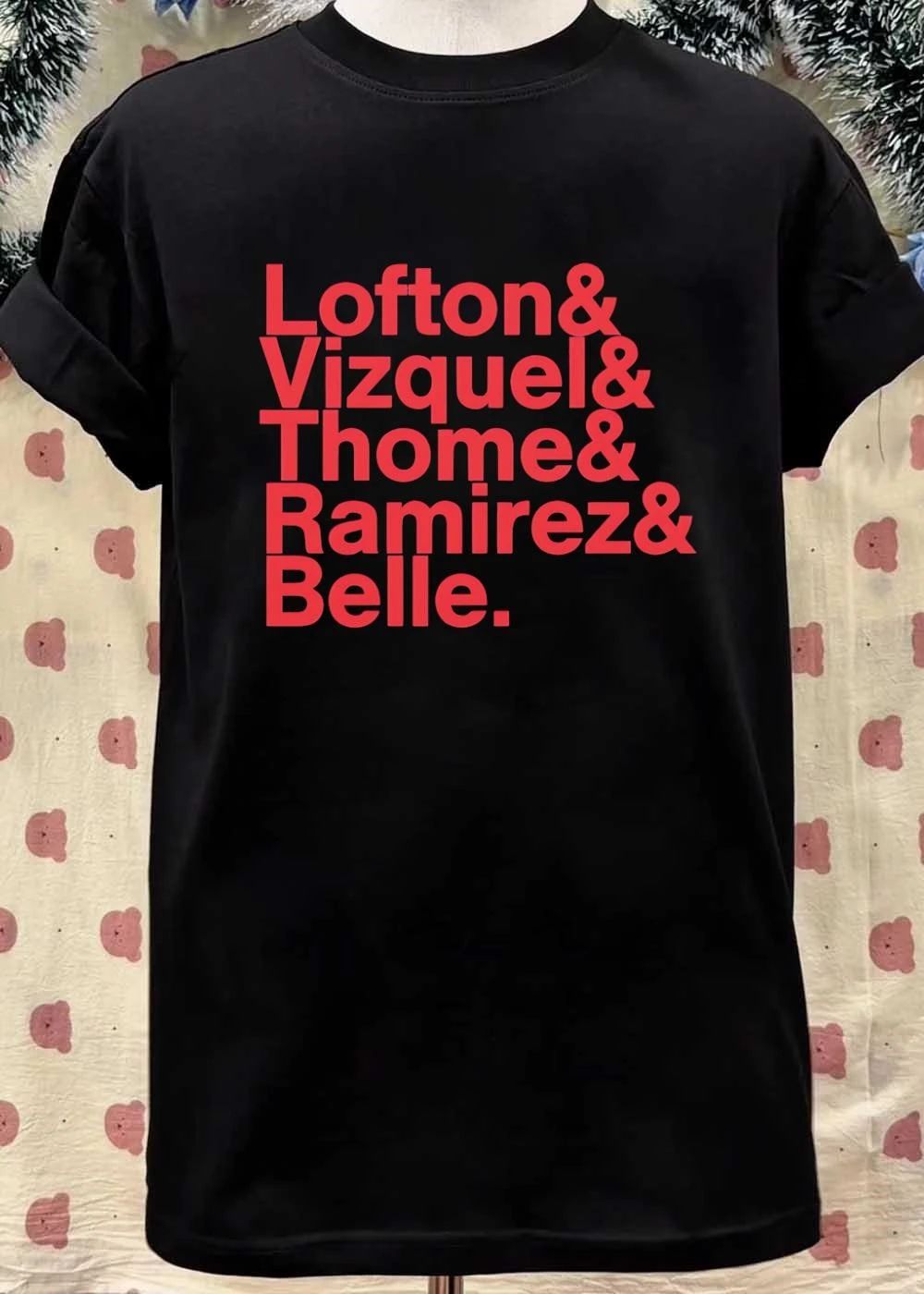 Cleveland Indians Fan Apparel Lofton Vizquel Thome Ramirez and Belle Shirt