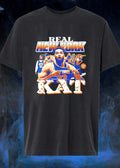 Karl-Anthony Towns Celebrating Real New York KAT T-Shirt