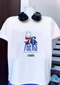 Philadelphia 76ers NBA Playoffs Team Logo White Shirt