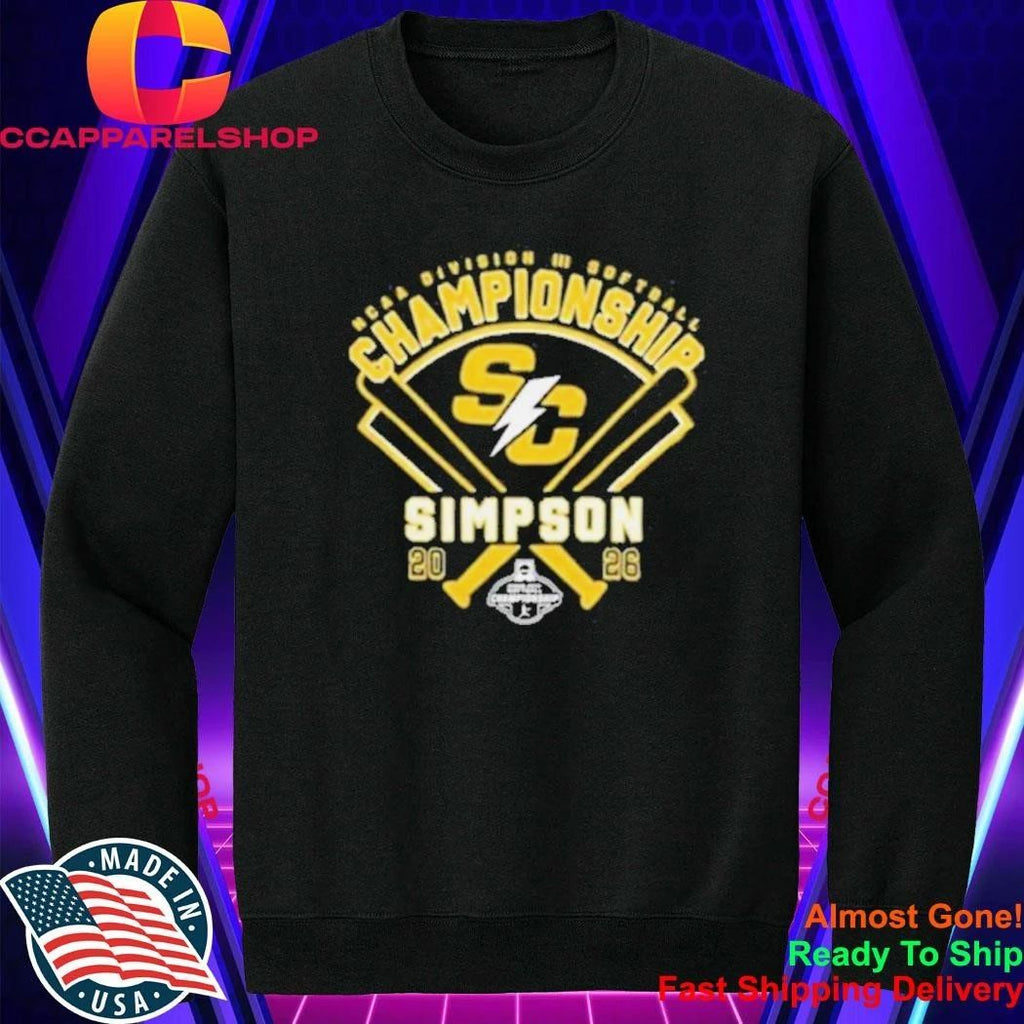 2026 NCAA Division III Softball Championship Simpson Storm Shirt