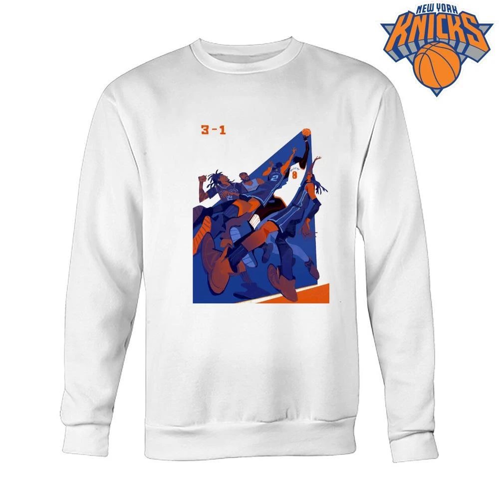 3 1 Comeback Basketball Artistic Illustration New York Player Action NBA Finals 2026 Shirt