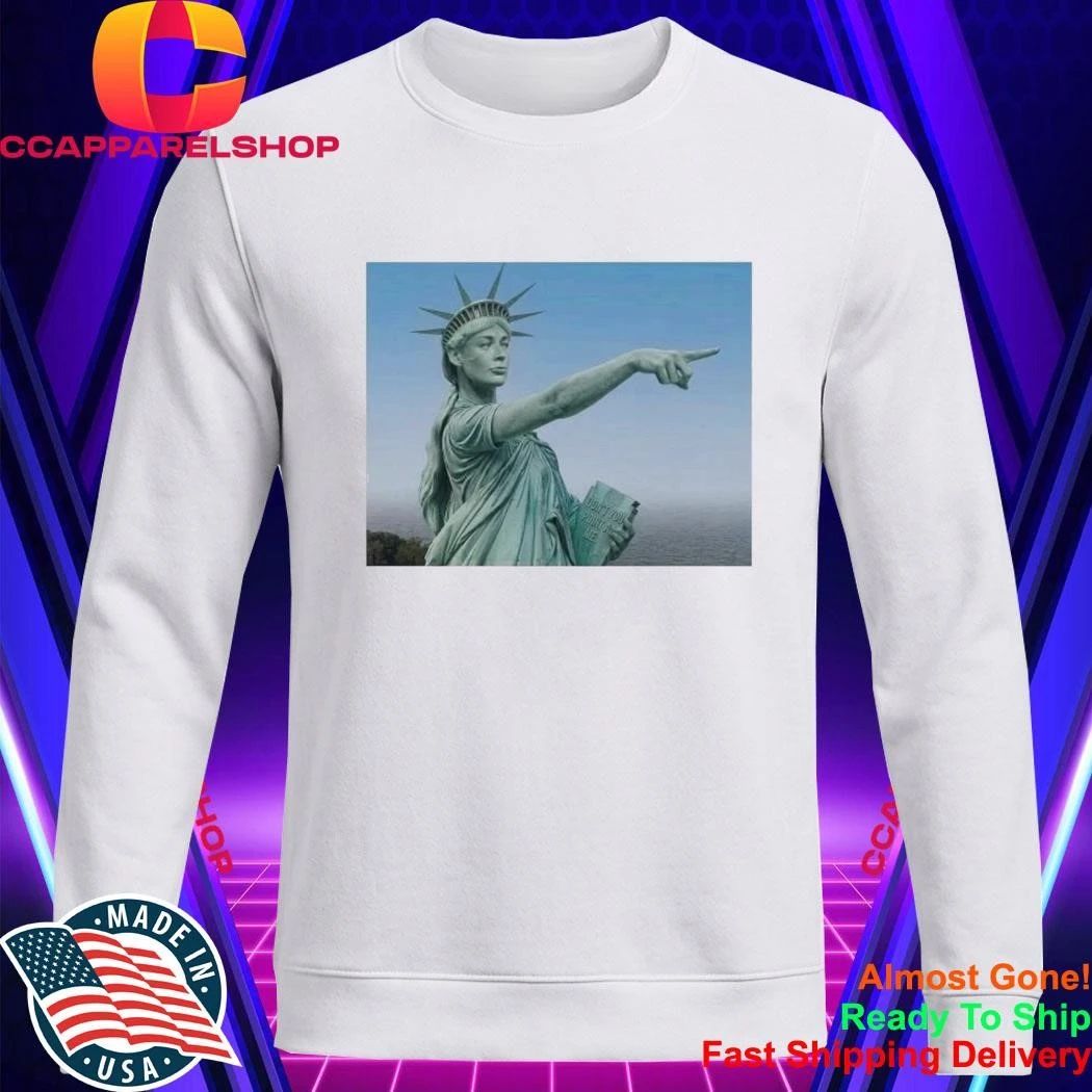 Statue Of Liberty Dont You Point At Me Sophie Cunningham Pointing Funny Meme Shirt