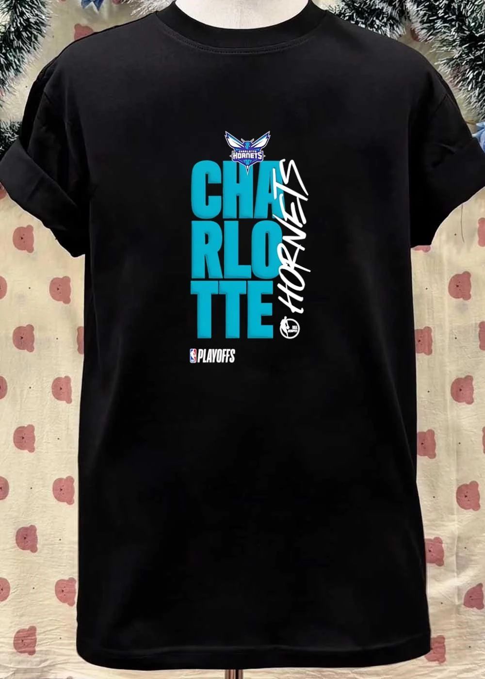 NBA Playoffs Charlotte Hornets Logo T-Shirt