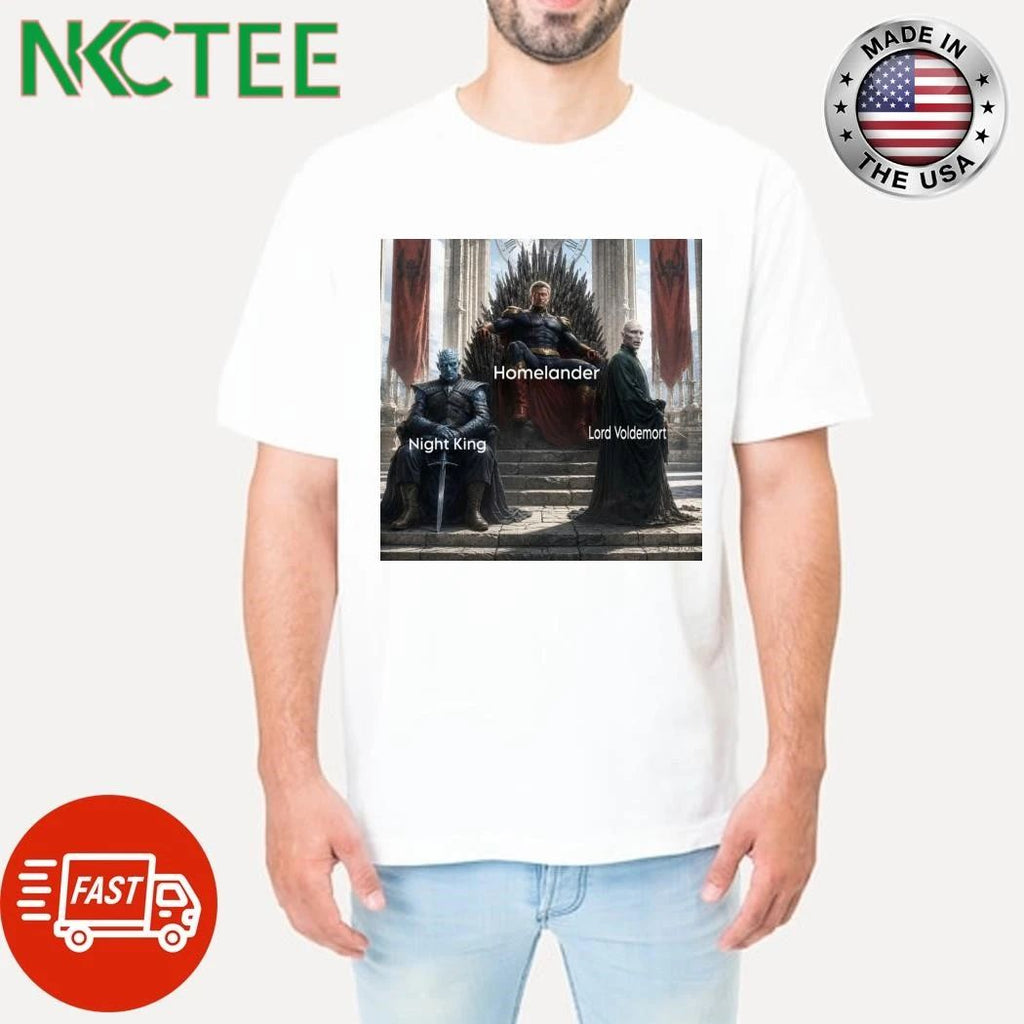 Homelander Night King Lord Voldemort shirt