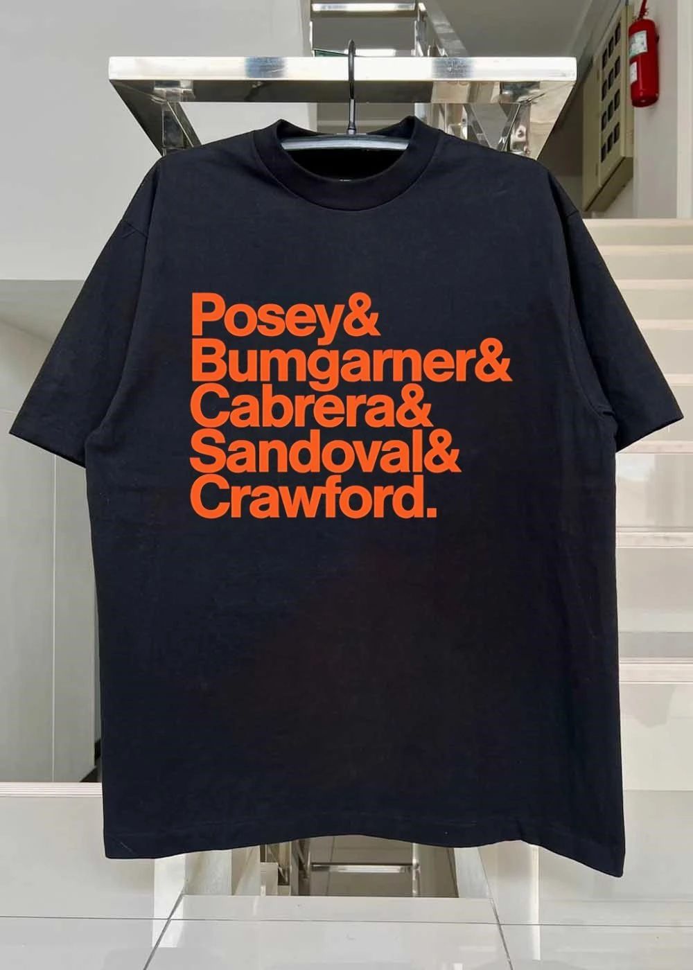 SF Giants Posey Bumgarner Cabrera Sandoval Crawford San Francisco Shirt