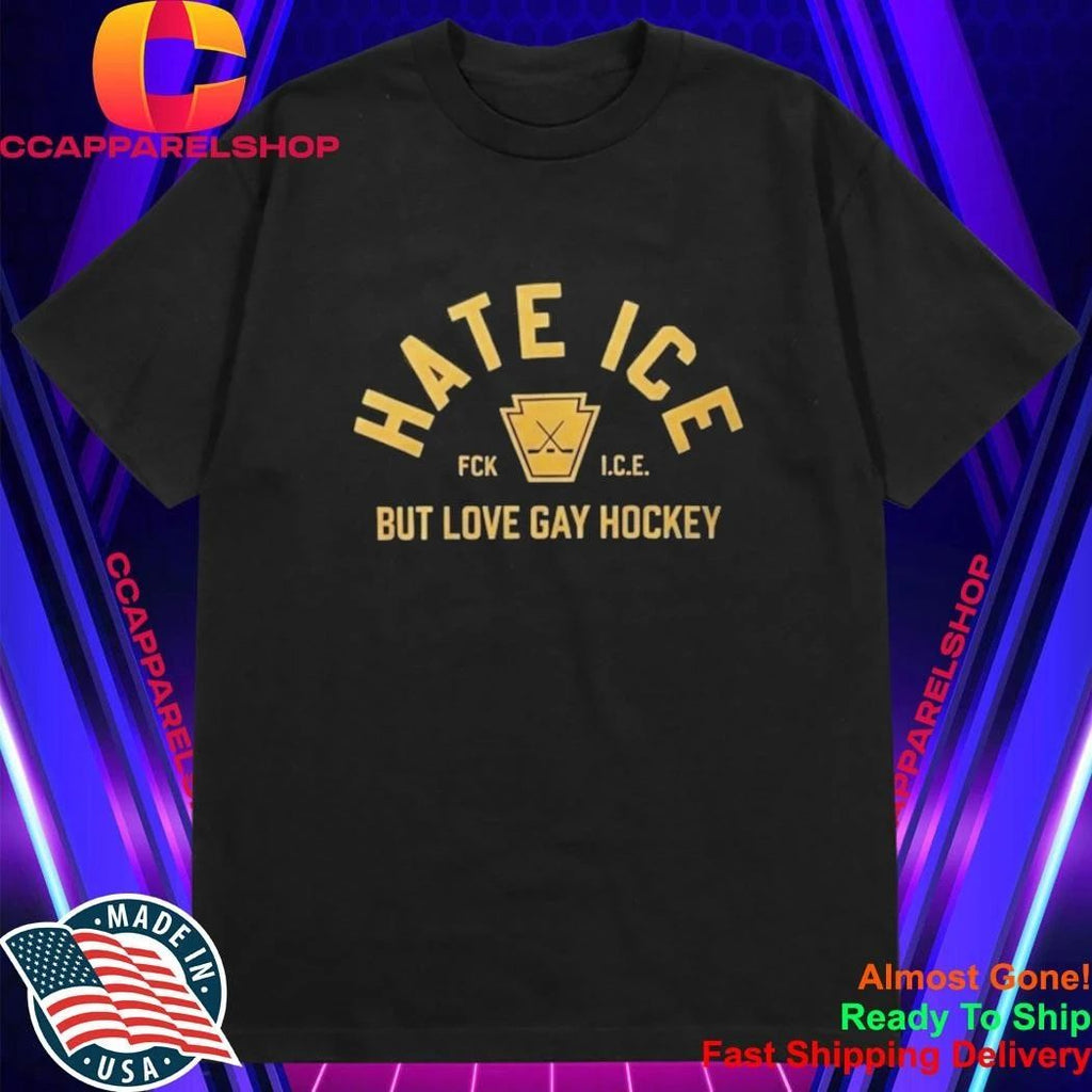 Hate Ice But Love Gay Hockey Shirt