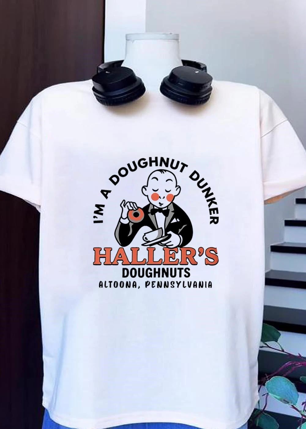 Haller’s Doughnuts Altoona Pennsylvania I’m a Doughnut Dunker T-Shirt