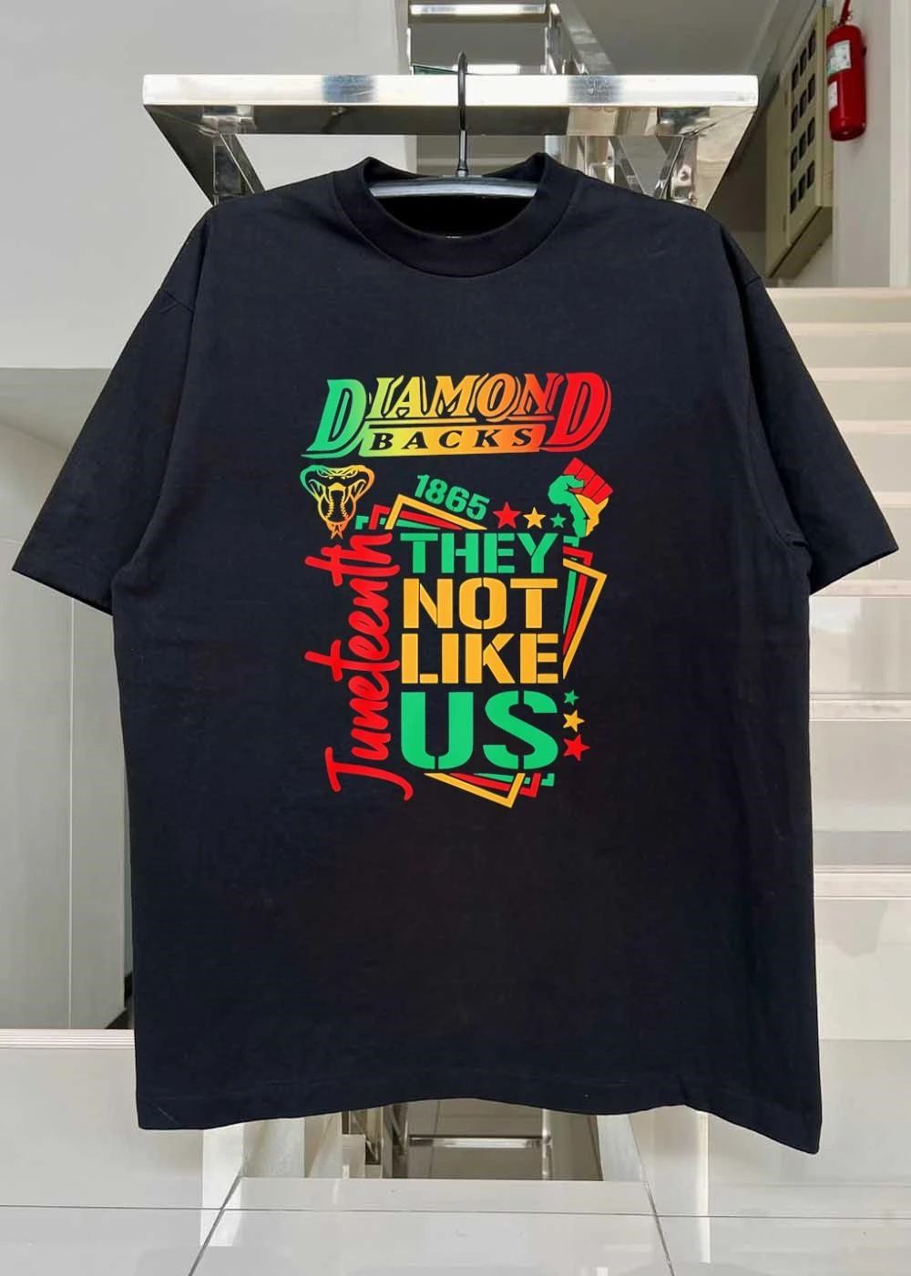 Juneteenth Diamondbacks 1865 They Not Like Us Shirt