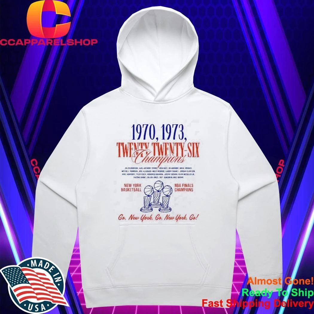 2026 Knicks NBA Finals Champions Fan Celebration Shirt