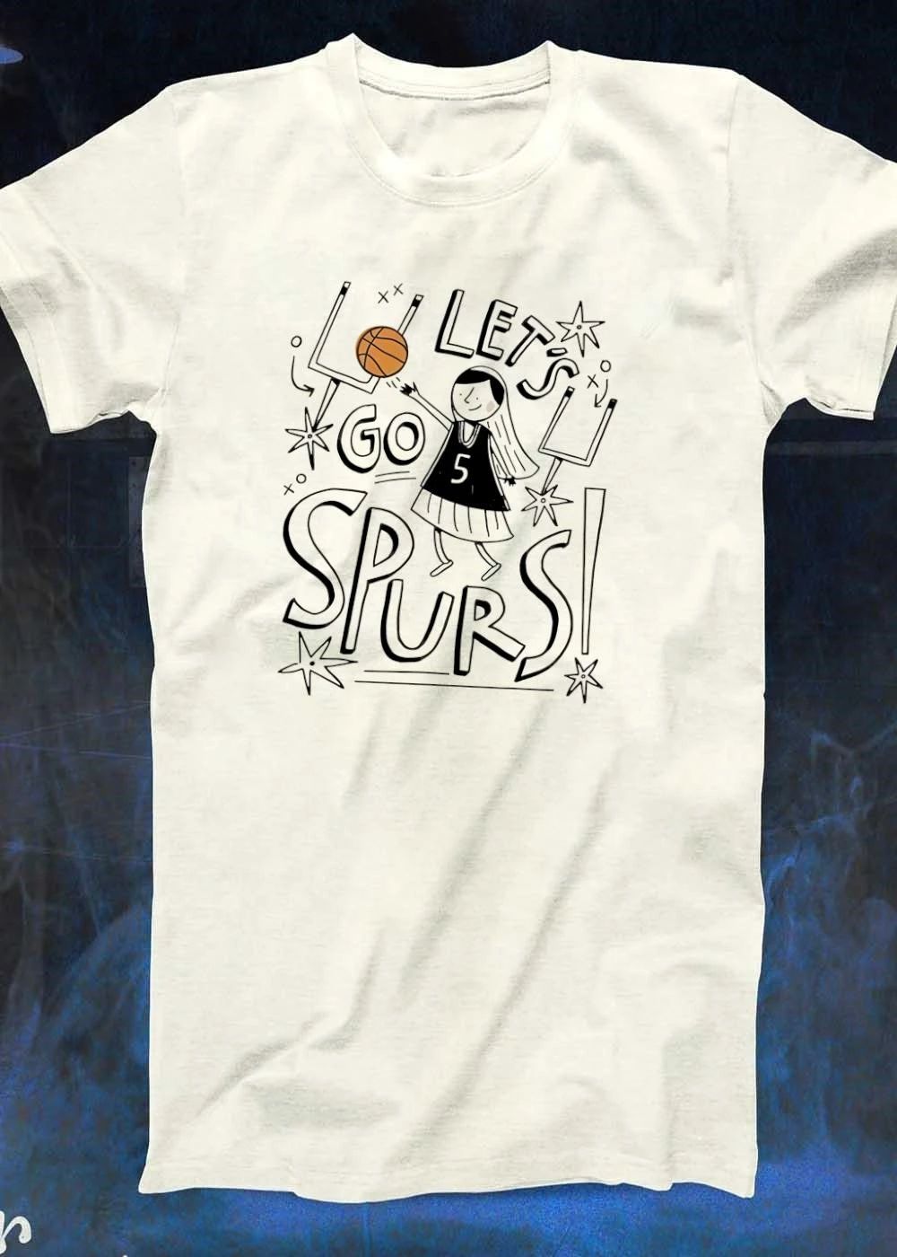 Let’s Go Spurs Basketball Girl shirt