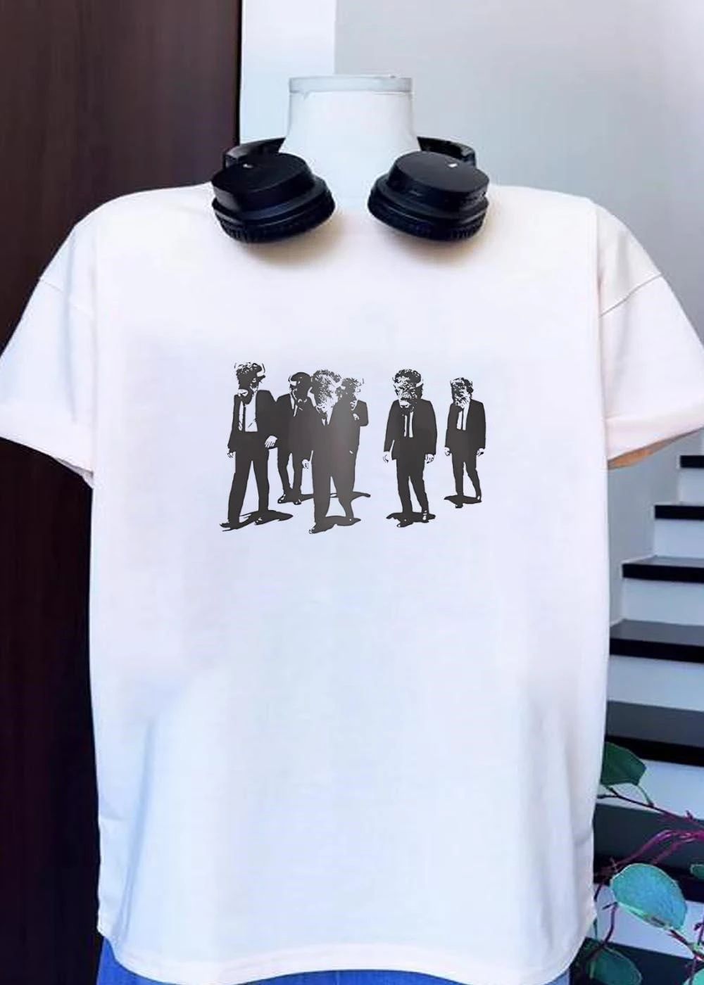 Bison Men in Suits Buffalo Head shirt