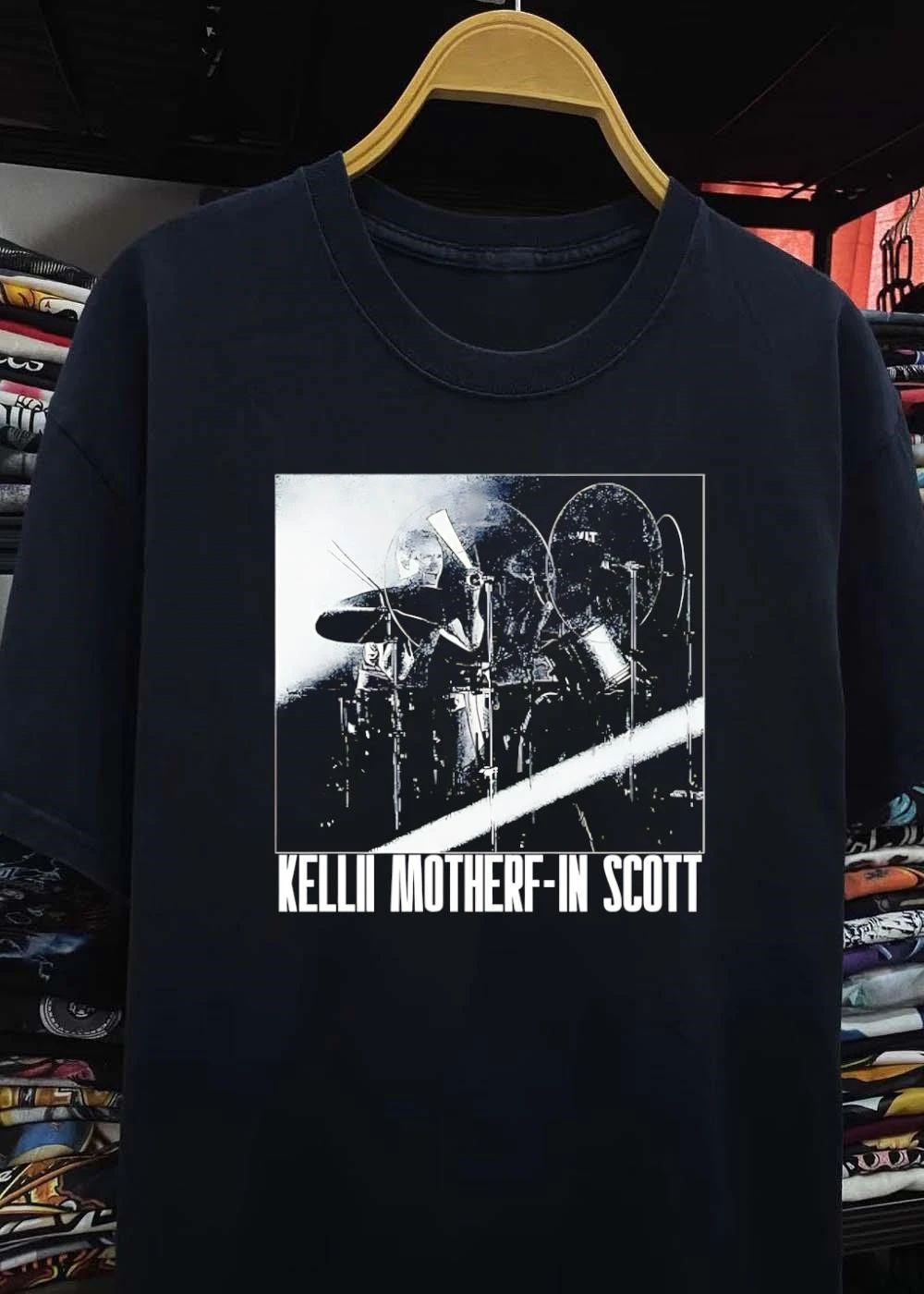Kellii Motherf-In Scott Drummer Live Performance Graphic T-Shirt
