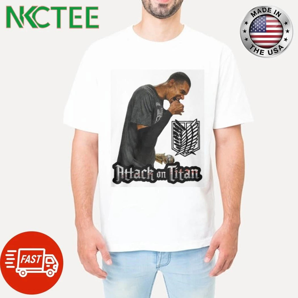 Spurs Victor Wembanyama Attack On Titan Shirt