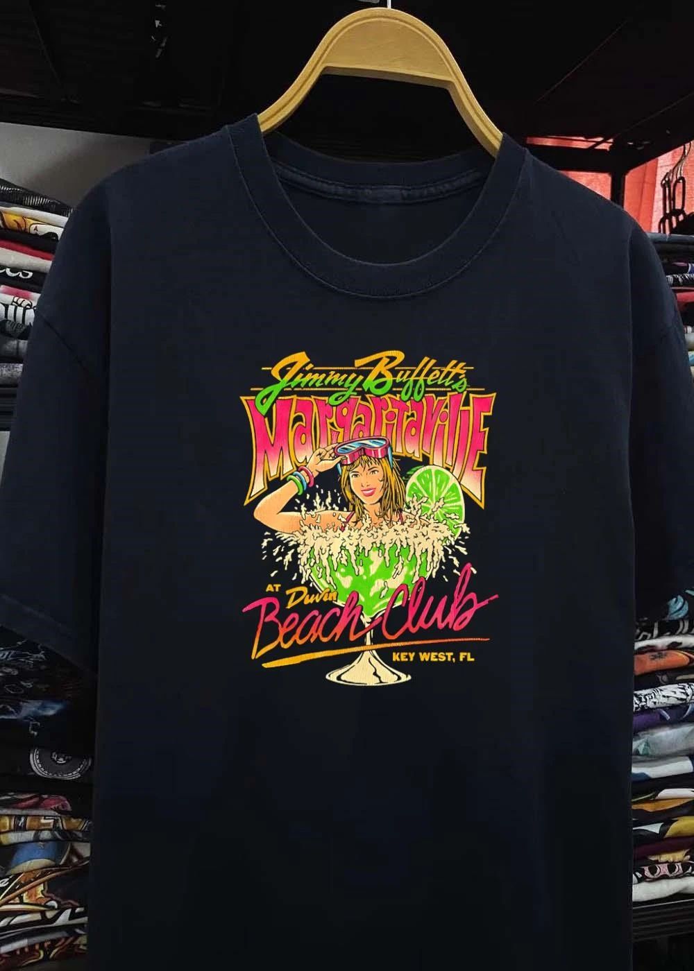 Jimmy Buffett’s Margaritaville At Duvin Beach Club Key West Florida Girl Drink shirt