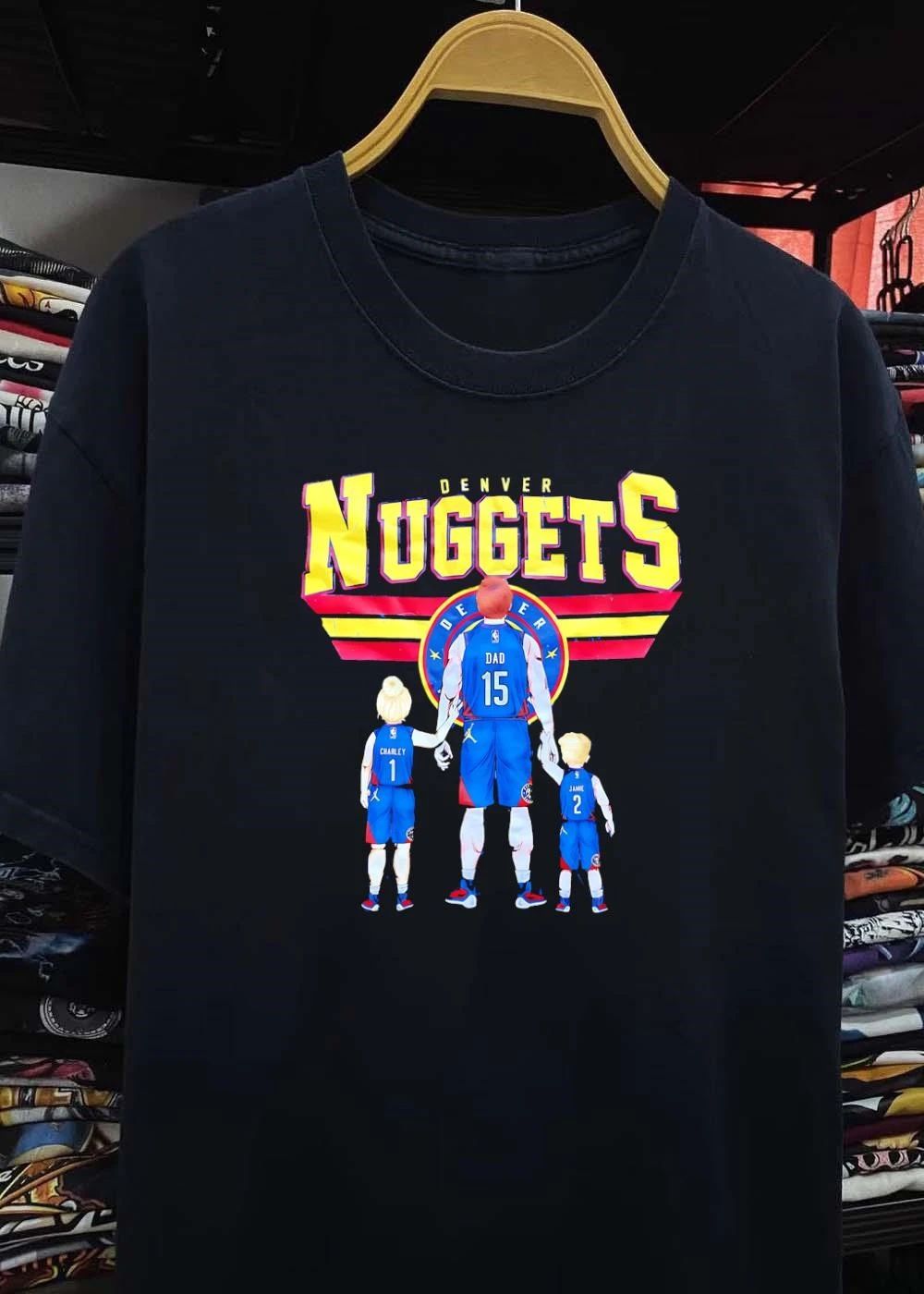 Denver Nuggets Dad Charley 1 Charley 2 Basketball Jersey Style shirt