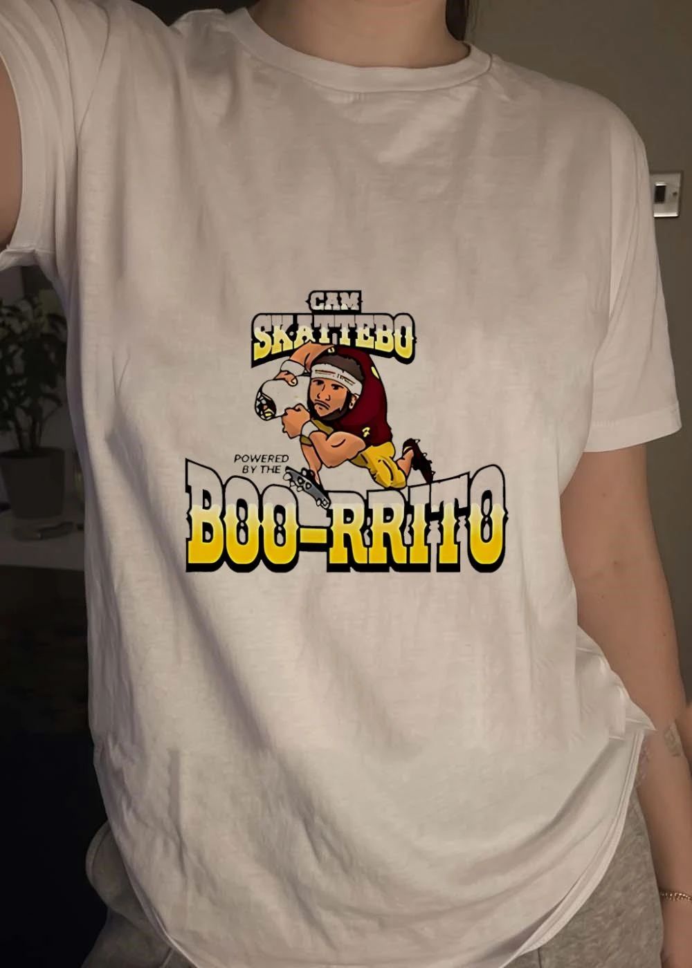 Cam Skattebo Powered By The Boo-Rrito shirt