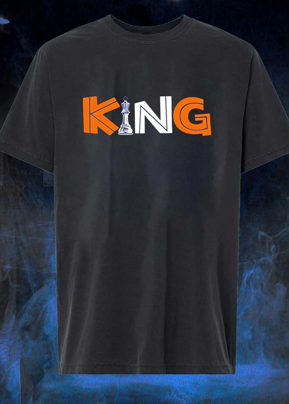 King Chess Piece Graphic Apparel T-Shirt