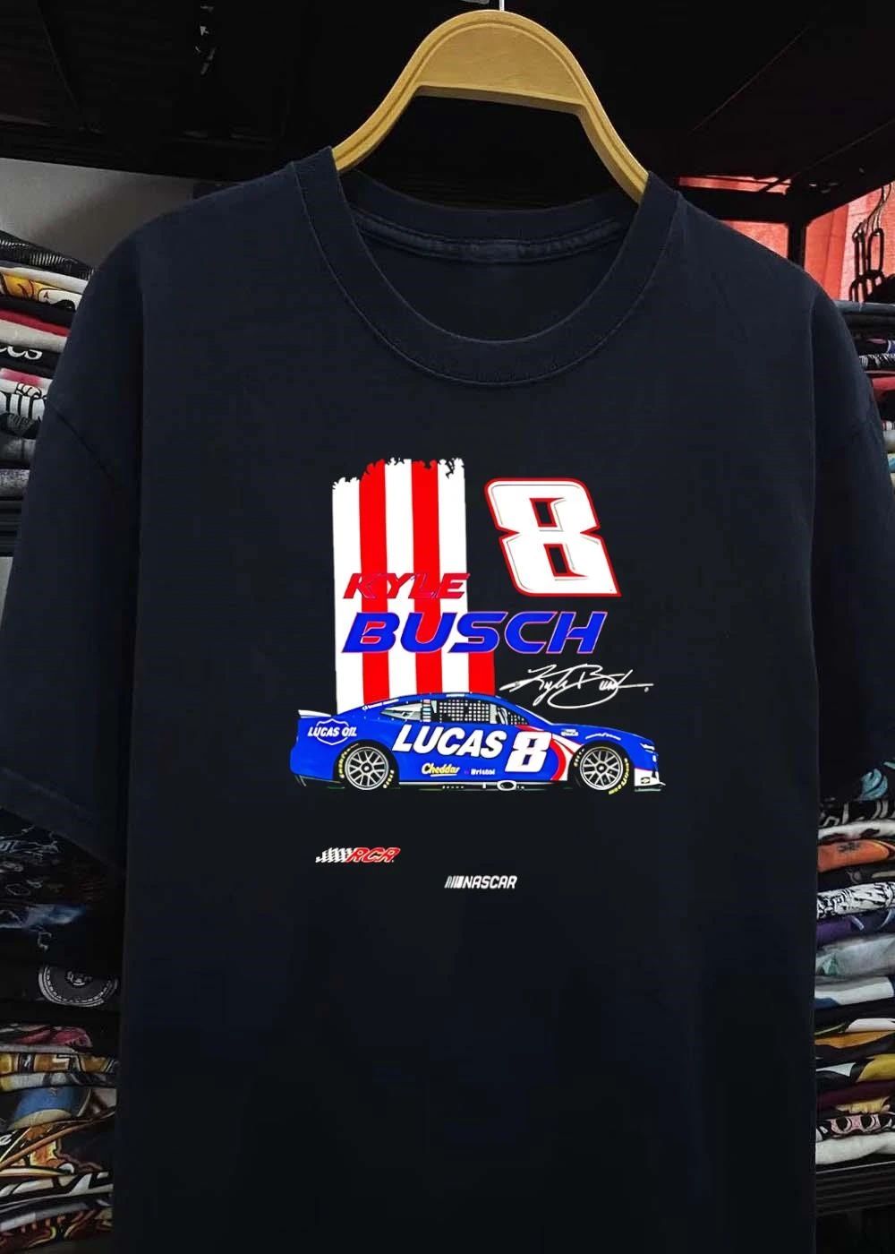 Kyle Busch Rowdy 8 RCR Lucas Oil NASCAR 2026 Season Race Car Driver Shirt