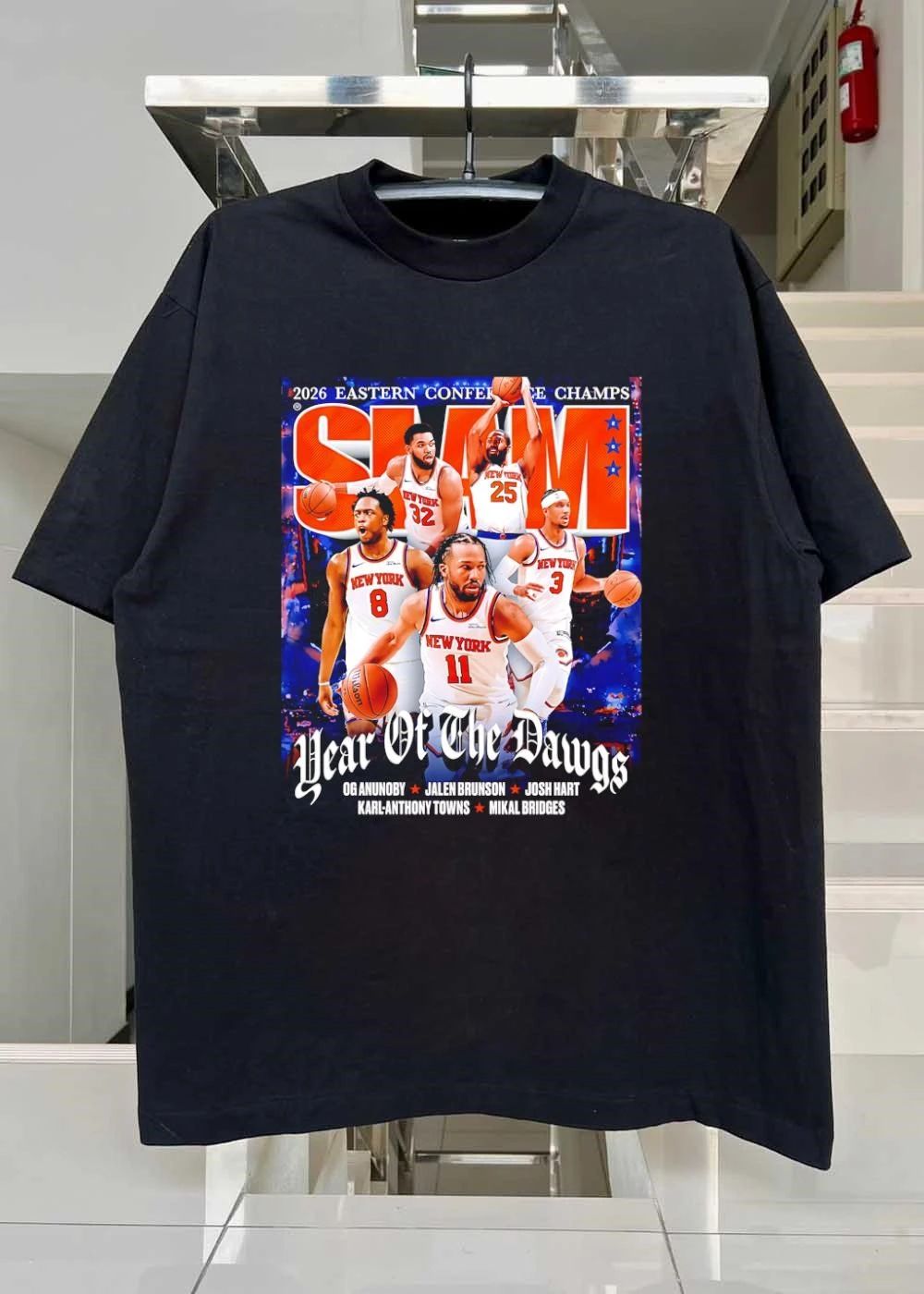 2026 Eastern Conference Champs Slam New York Dawgs Roster Shirt